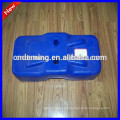 plastic water filled temporary fence feet, injection molding plastic feet,, blow molding plastic feet